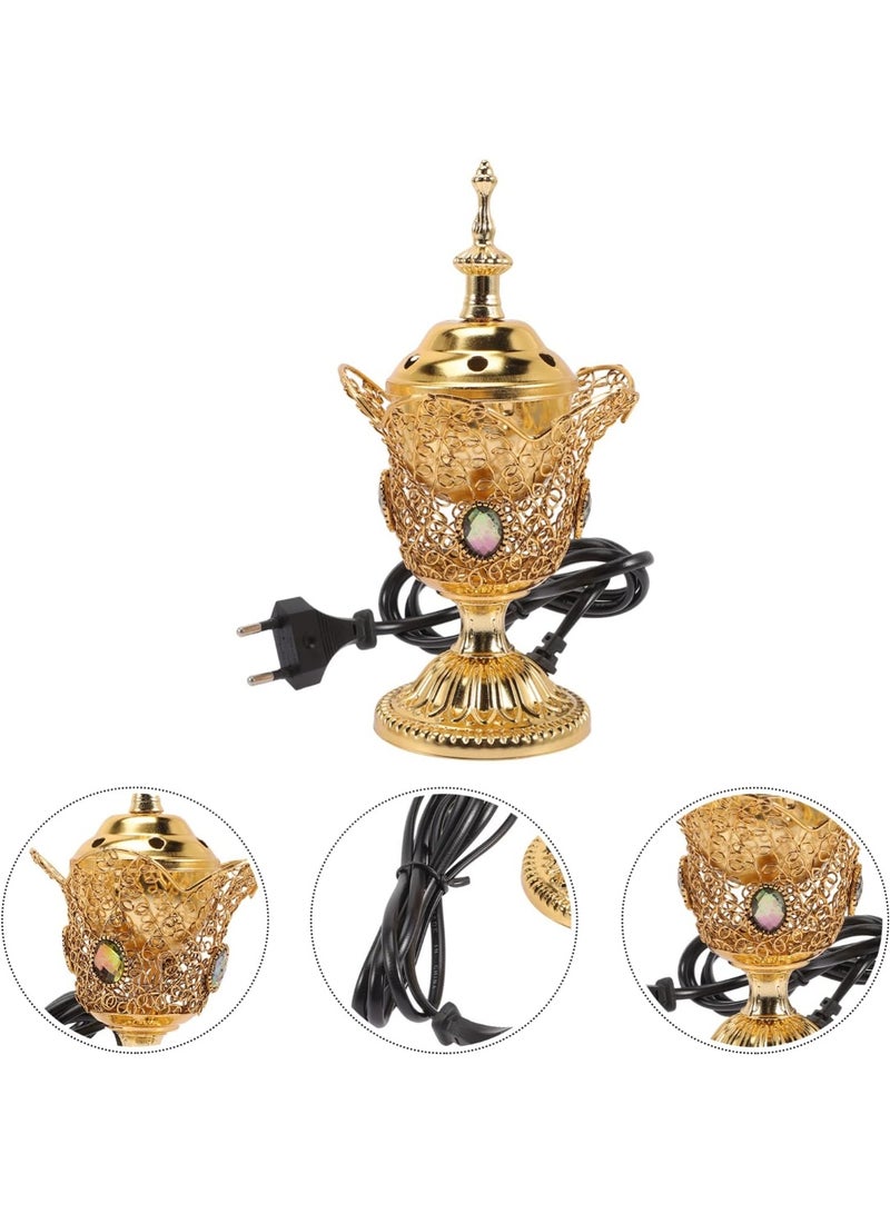 LOISTE Electric Incense Burner / Bakhoor Holder – Resin & Aromatherapy Fragrance Burner for Home & Meditation - Image 2